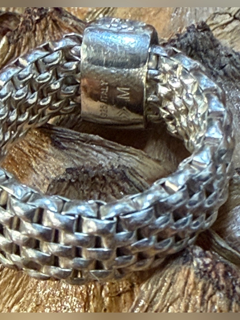 SILPADA R2980 stretch Sterling ring M - Picture 5 of 7